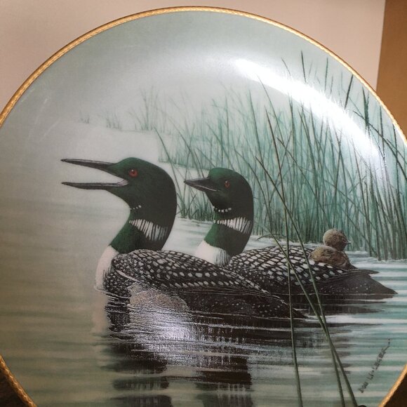 2/$40 Voice of the North Decorative Plate 'Keeping Them Safe' Don Li-Leger - Picture 3 of 10